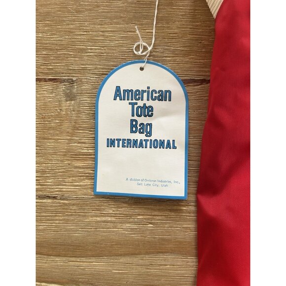 VINTAGE NEW ATARI TOTE Shoulder BAG OMICRON Nylon 13”x14” Three Compartments - Picture 5 of 5